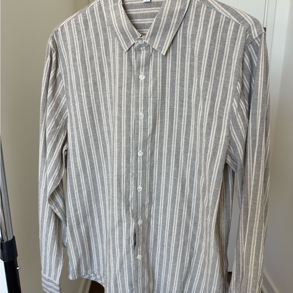 James Perse Striped Classic Men's Shirt